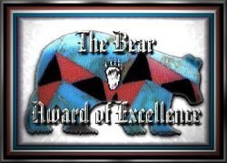 The Bear Award of Excellence For Outstanding
Web Page Design